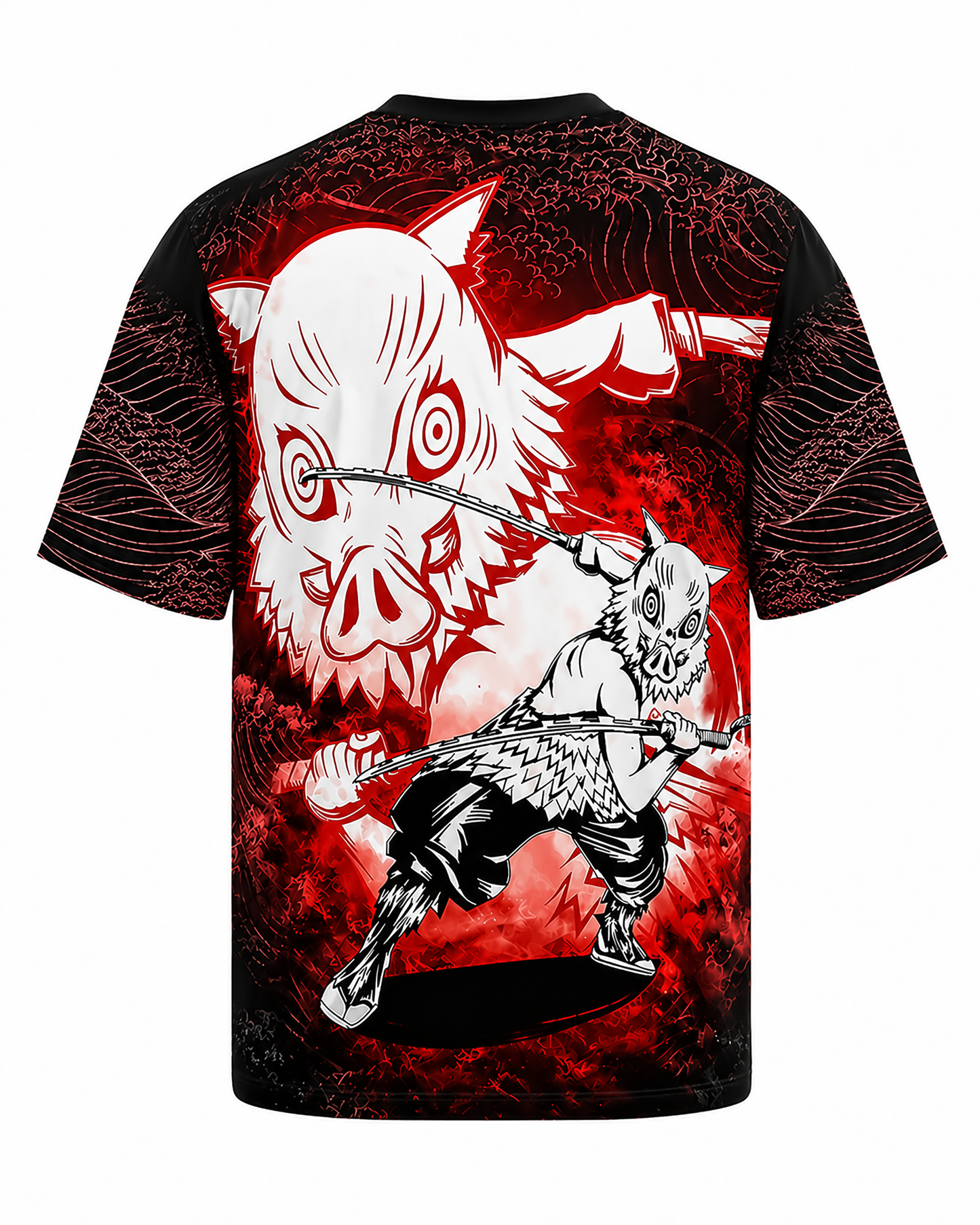 Inosuke Inspired Bold Anime Streetwear Oversized Jersey