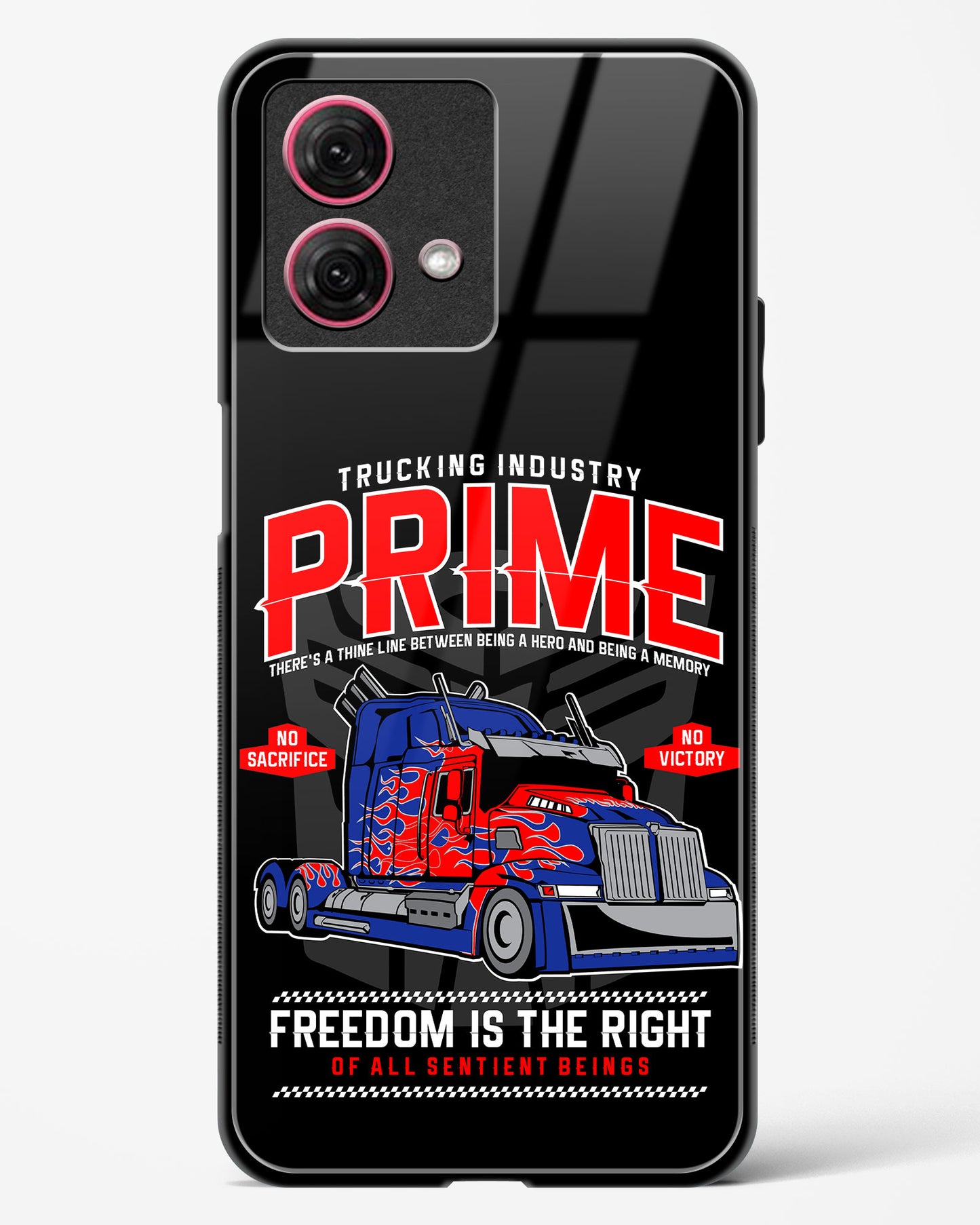 Prime Truck Glass Phone Case-Moto G84 5G
