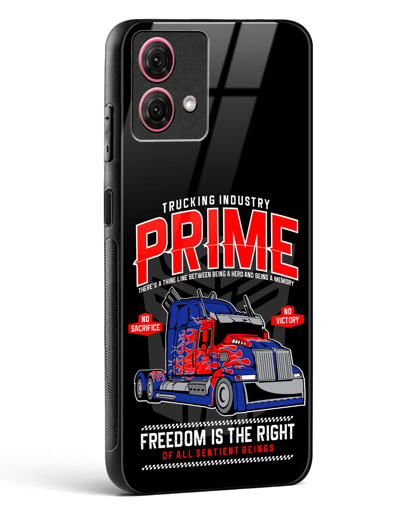 Prime Truck Glass Phone Case-Moto G84 5G
