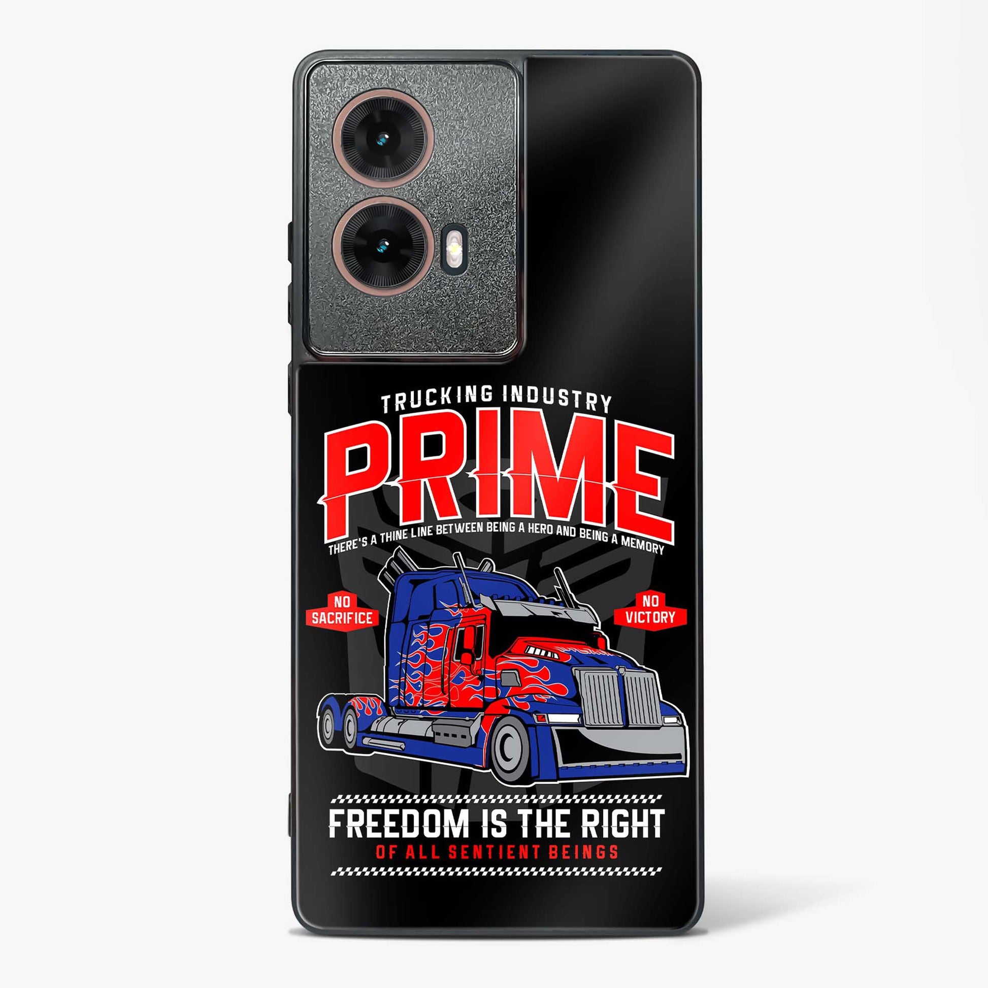 Prime Truck Glass Phone Case-Moto G85 5G