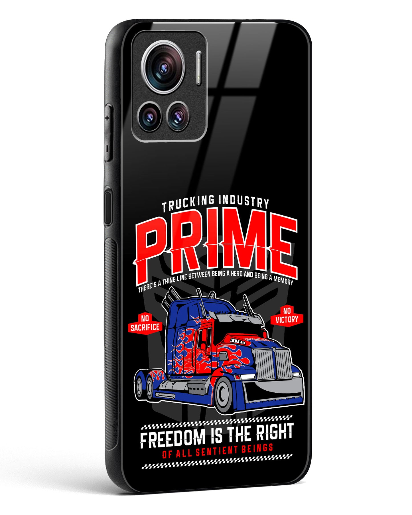 Prime Truck Glass Phone Case-Motorola Edge 30 Ultra