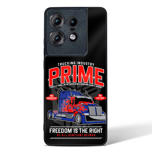 Prime Truck Glass Phone Case-Motorola Edge 50 Pro