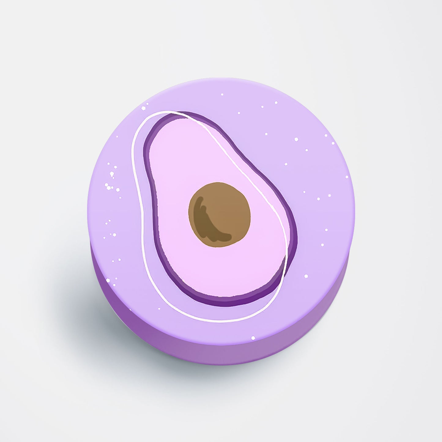 Purple Avacado Flat Pop Holder