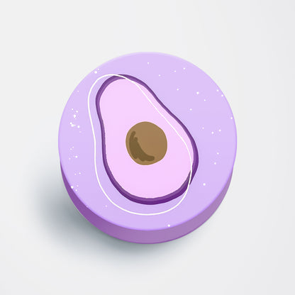 Purple Avacado Flat Pop Holder