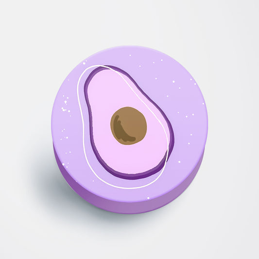 Purple Avacado Flat Pop Holder
