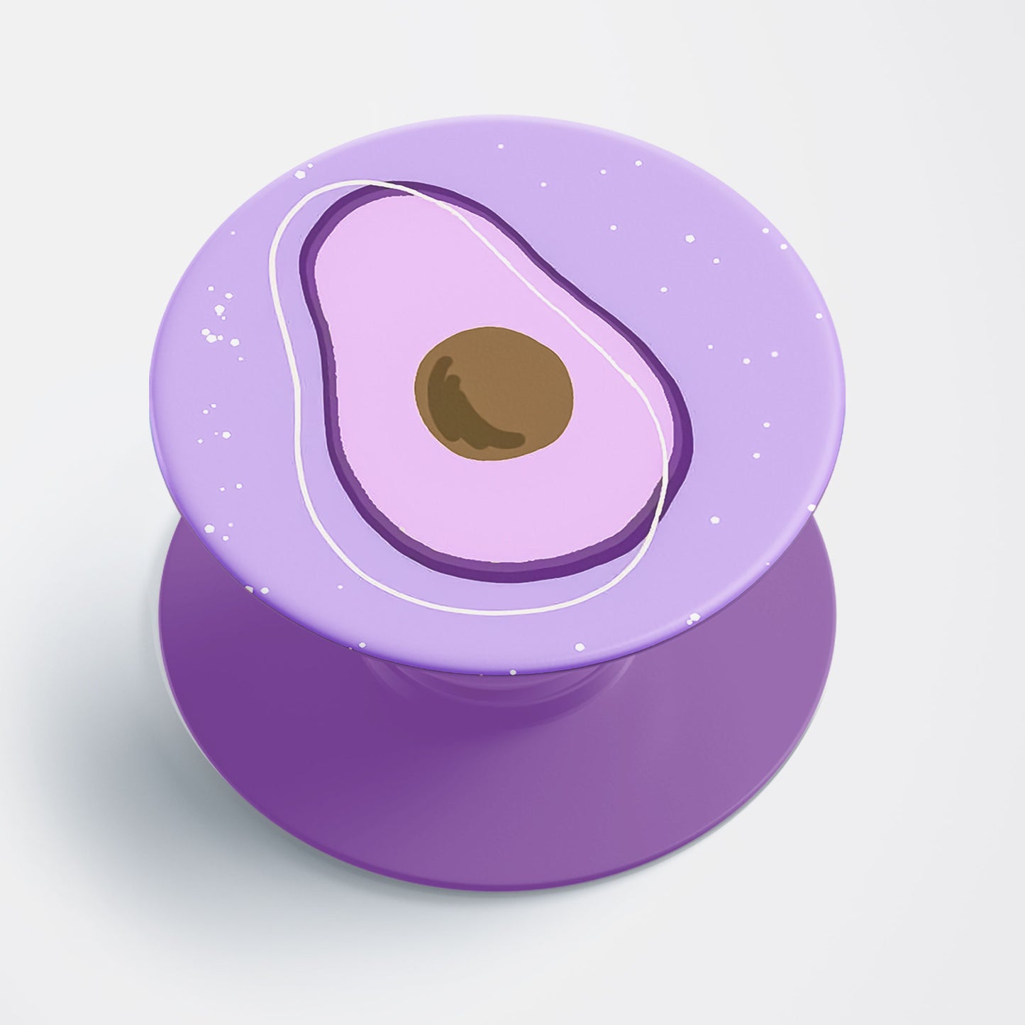 Purple Avacado Flat Pop Holder