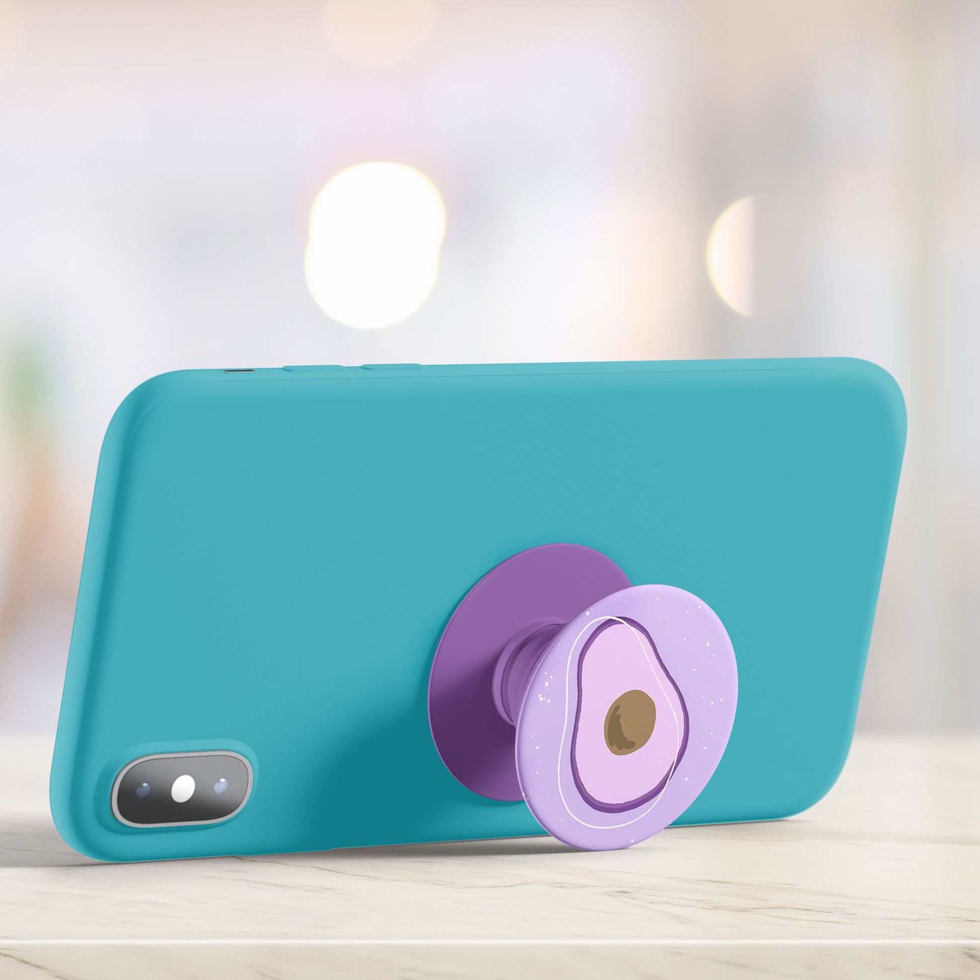 Purple Avacado Flat Pop Holder