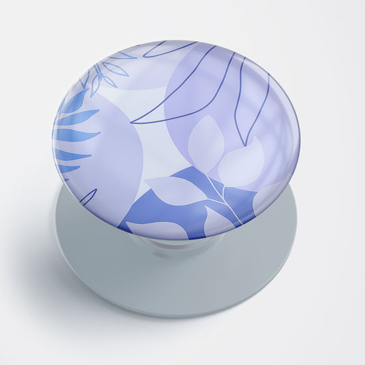 Purple Leaf Pattern Gloss Pop Holder