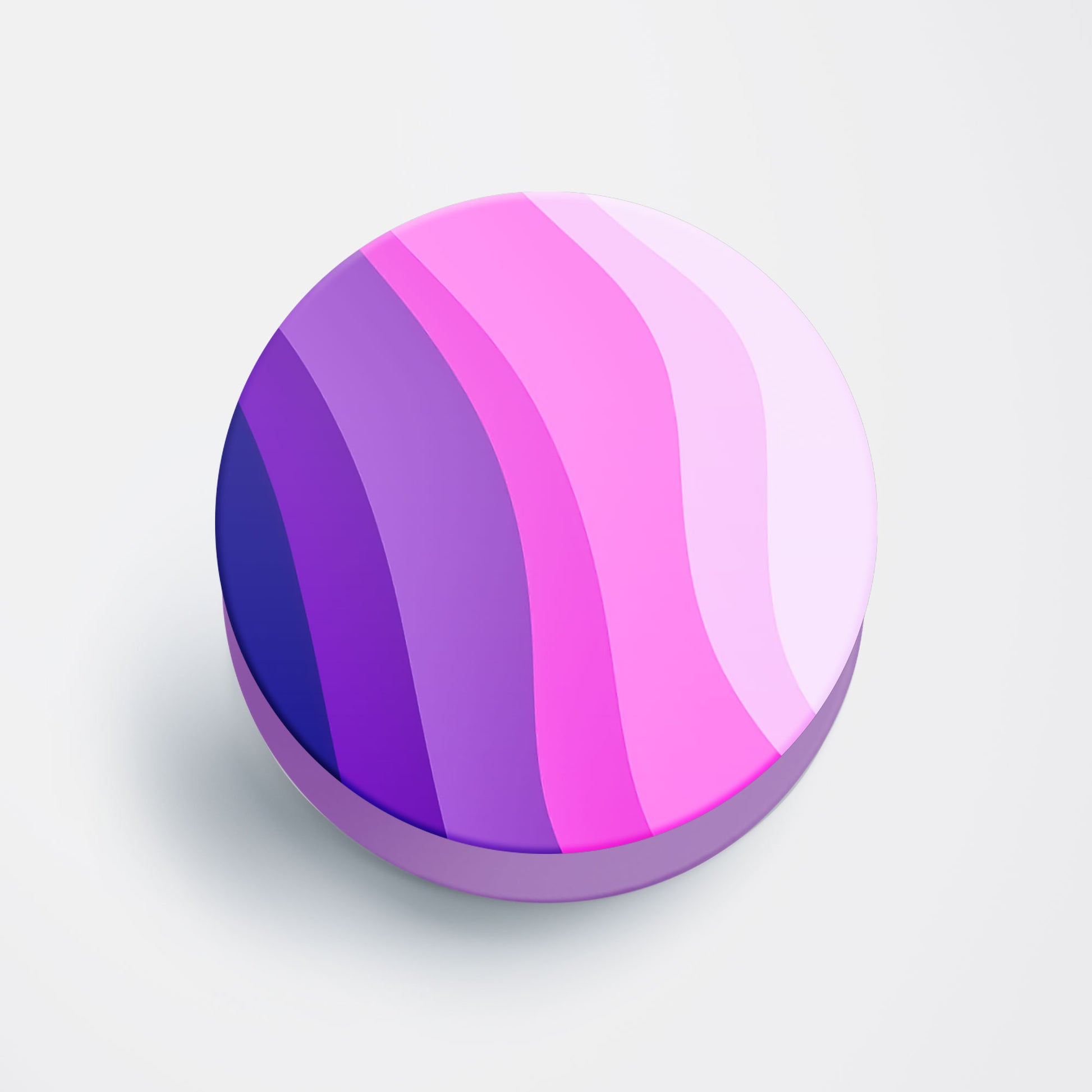 Purple Waves Flat Pop Holder