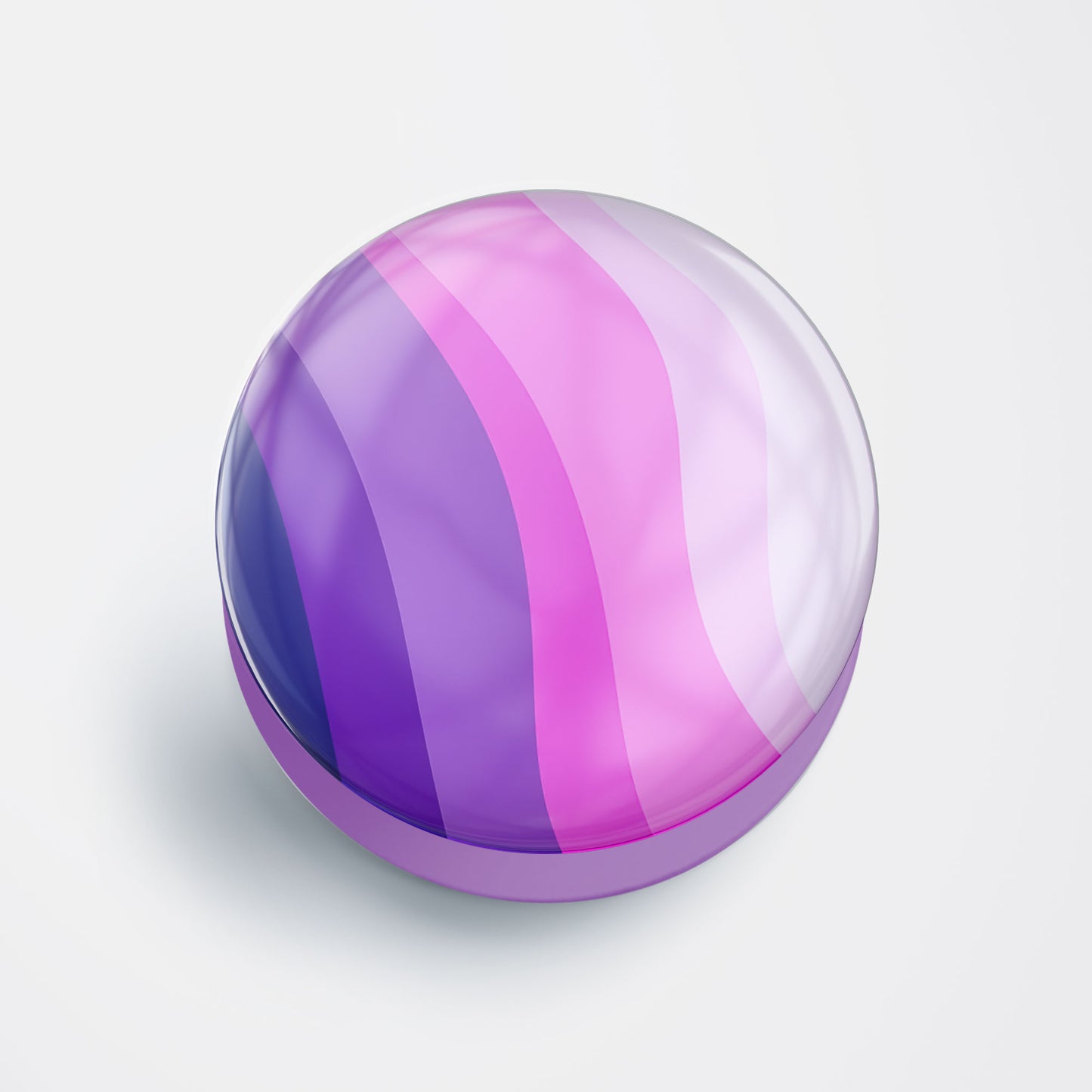 Purple Waves Gloss Pop Holder