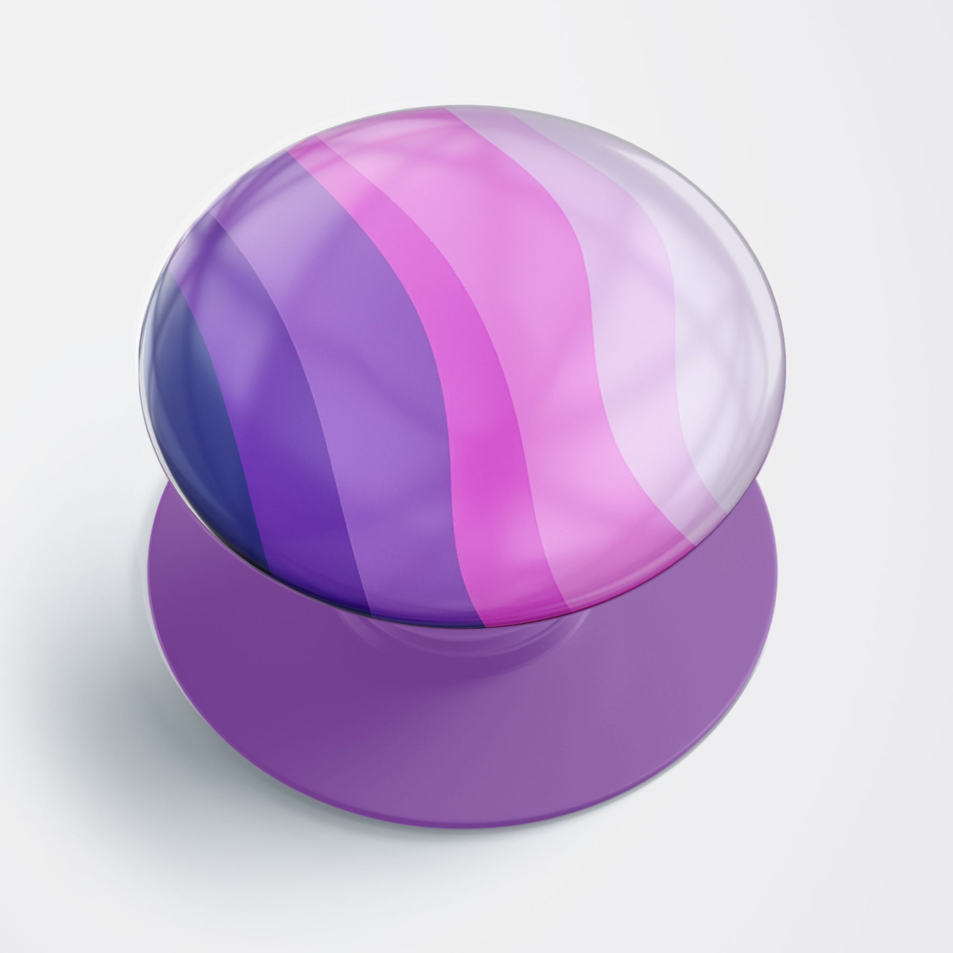 Purple Waves Gloss Pop Holder