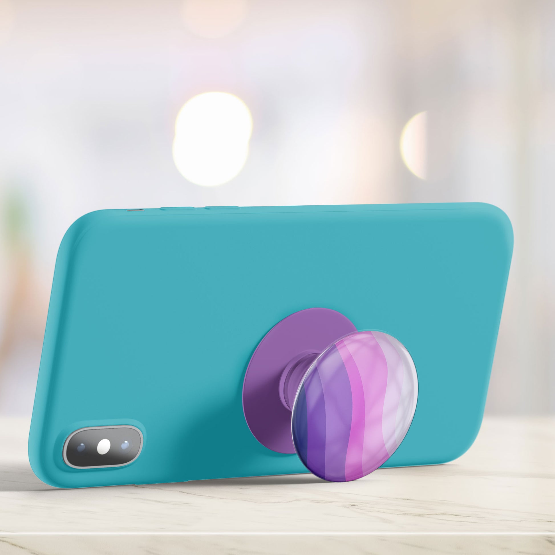 Purple Waves Gloss Pop Holder