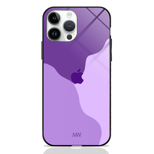 Purple Fashion Premium Glass Case -  - MW Stuffs - 
