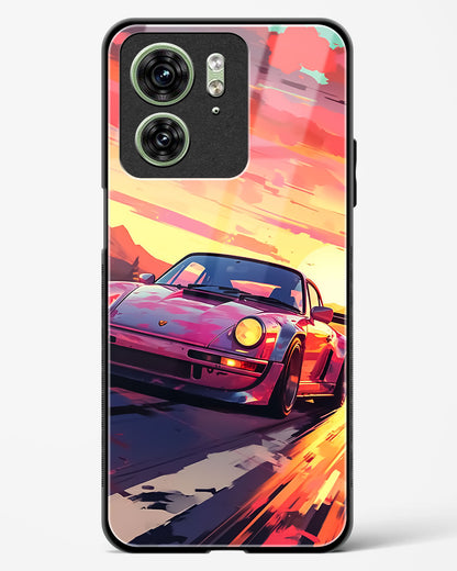 Racing Art Glass Phone Case-Motorola Edge 40