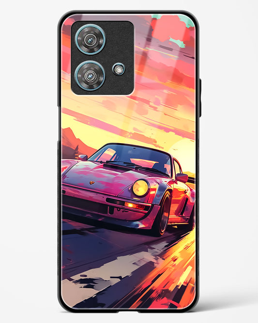 Racing Art Glass Phone Case-Motorola Edge 40 Neo