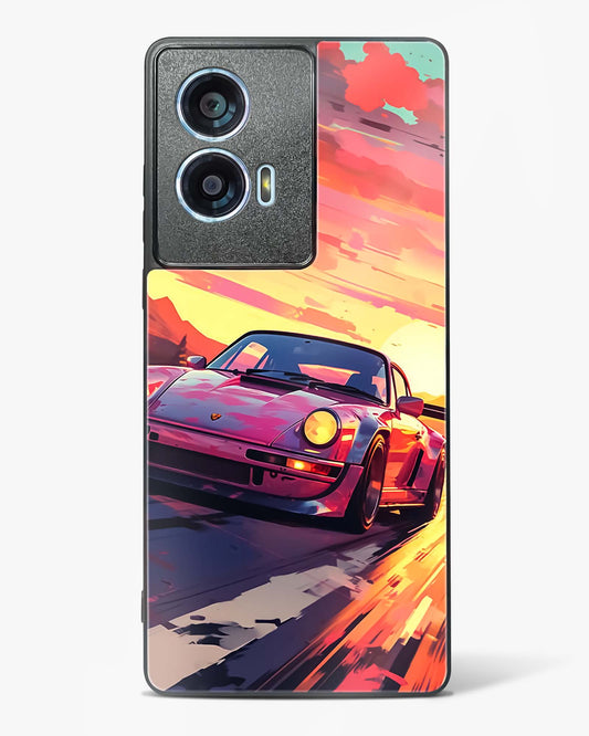 Racing Art Glass Phone Case-Motorola Edge 50 Fusion