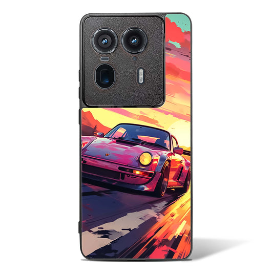 Racing Art Glass Phone Case-Motorola Edge 50 Ultra