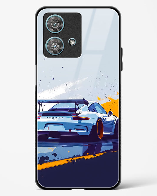 Racing Car Art Glass Phone Case-Motorola Edge 40 Neo