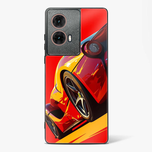Racing Car Inspired Art Glass Phone Case-Moto G85 5G
