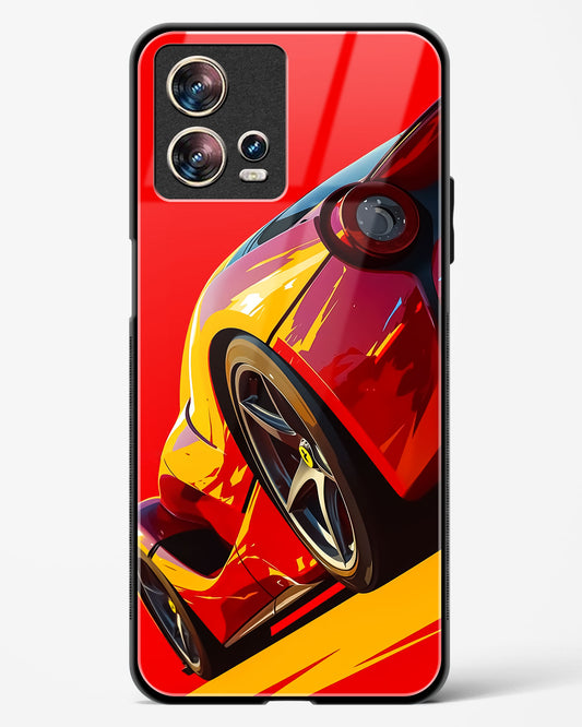 Racing Car Inspired Art Glass Phone Case-Motorola Edge 30 Fusion