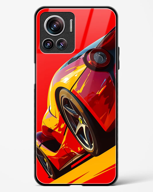 Racing Car Inspired Art Glass Phone Case-Motorola Edge 30 Ultra