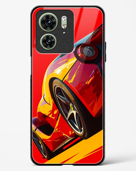 Racing Car Inspired Art Glass Phone Case-Motorola Edge 40
