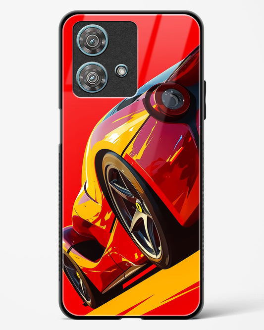 Racing Car Inspired Art Glass Phone Case-Motorola Edge 40 Neo