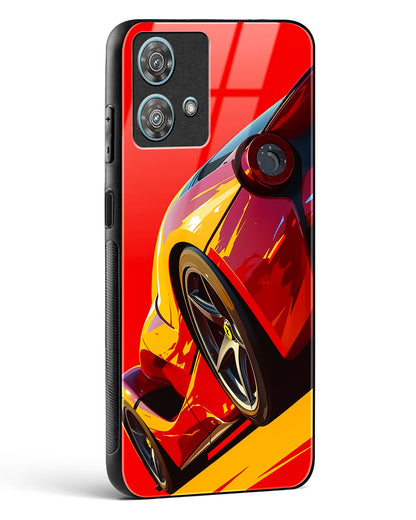 Racing Car Inspired Art Glass Phone Case-Motorola Edge 40 Neo
