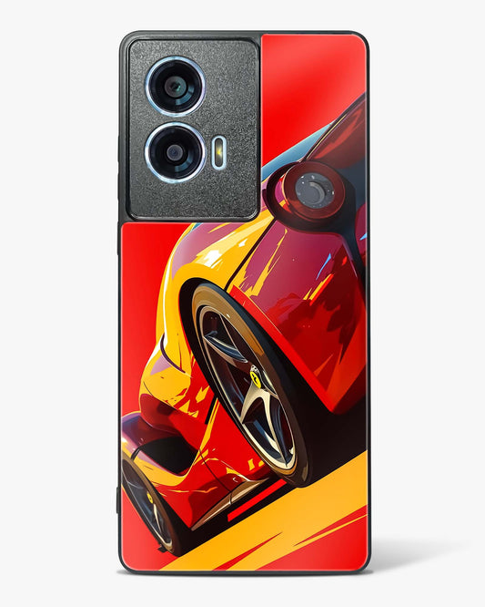 Racing Car Inspired Art Glass Phone Case-Motorola Edge 50 Fusion
