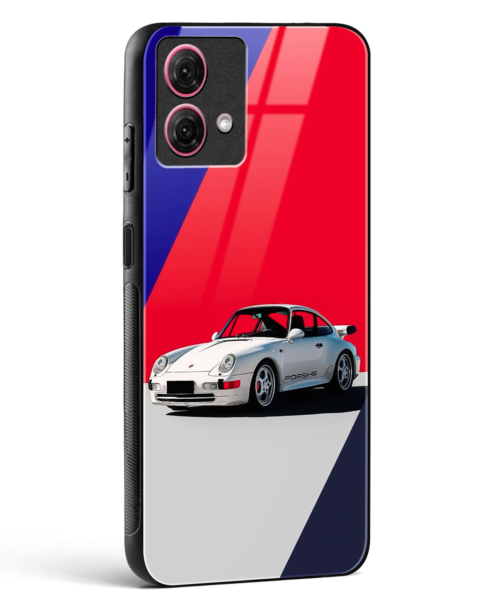 Racing Car Inspired Glass Phone Case-Moto G84 5G