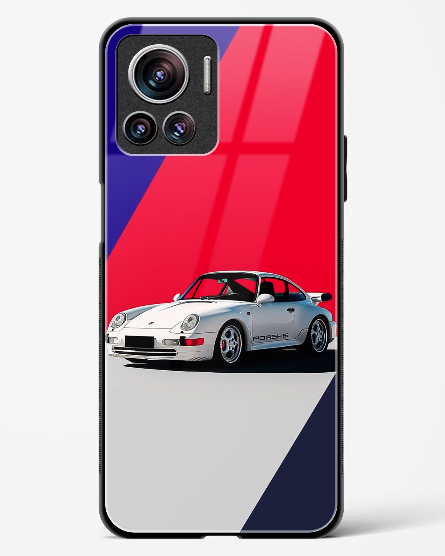 Racing Car Inspired Glass Phone Case-Motorola Edge 30 Ultra