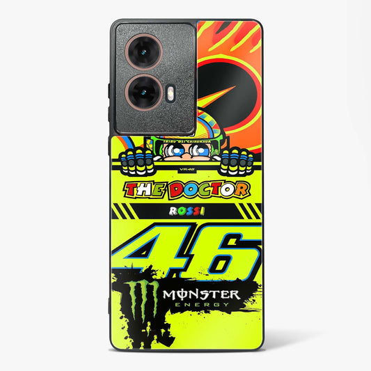 Racing Monster Glass Phone Case-Moto G85 5G