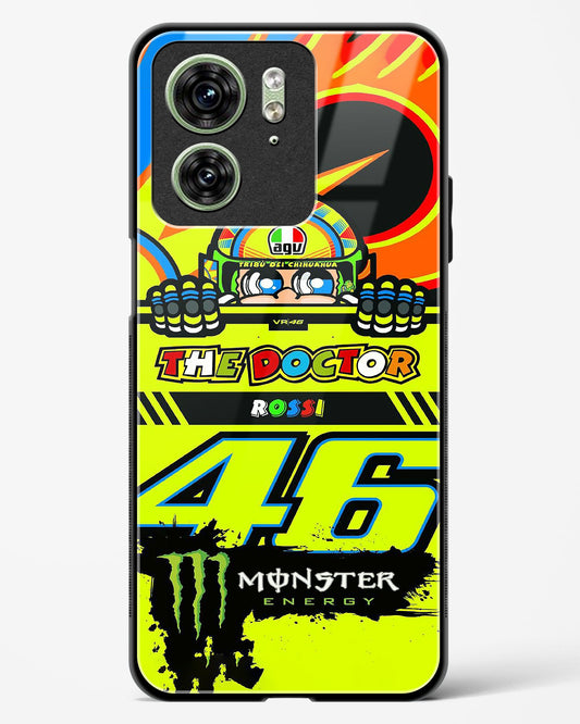 Racing Monster Glass Phone Case-Motorola Edge 40