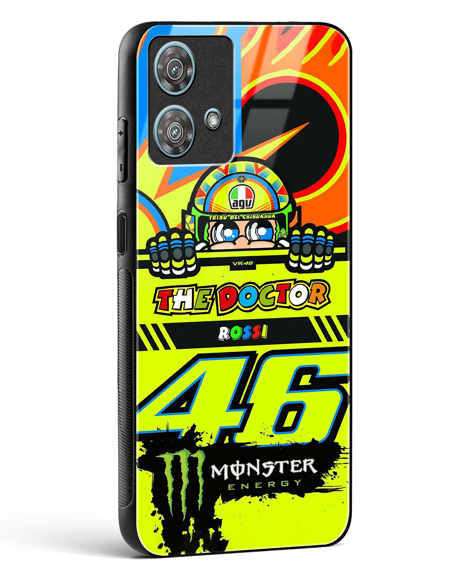 Racing Monster Glass Phone Case-Motorola Edge 40 Neo
