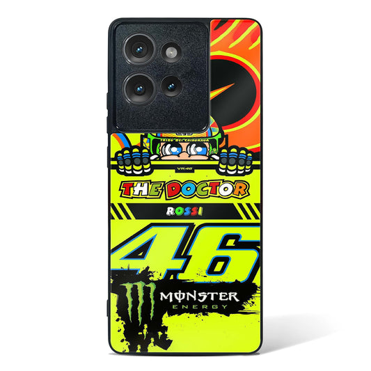 Racing Monster Glass Phone Case-Motorola Edge 50