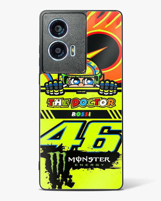 Racing Monster Glass Phone Case-Motorola Edge 50 Fusion