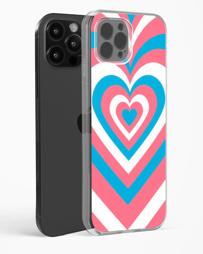 Radiant Hearts Clear Silicone Case