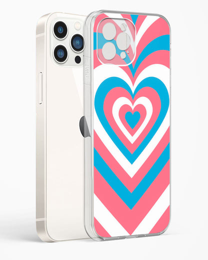 Radiant Hearts Clear Silicone Case