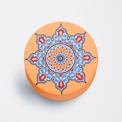 Rangoli Art Flat Pop Holder
