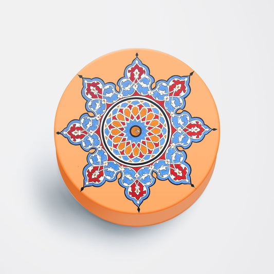 Rangoli Art Flat Pop Holder