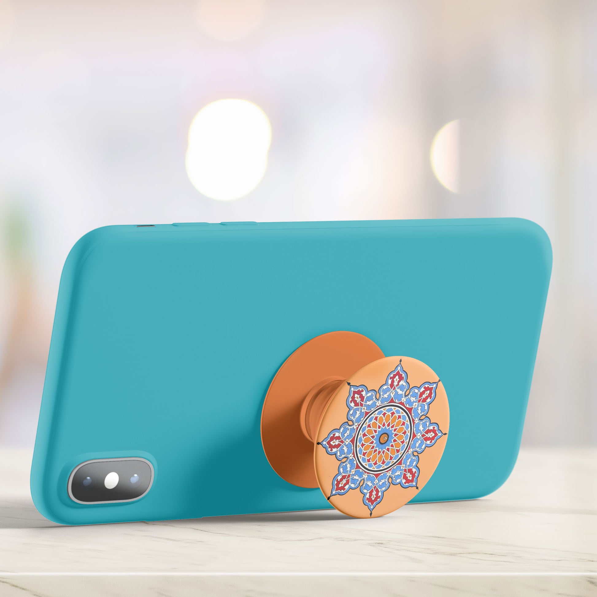 Rangoli Art Flat Pop Holder