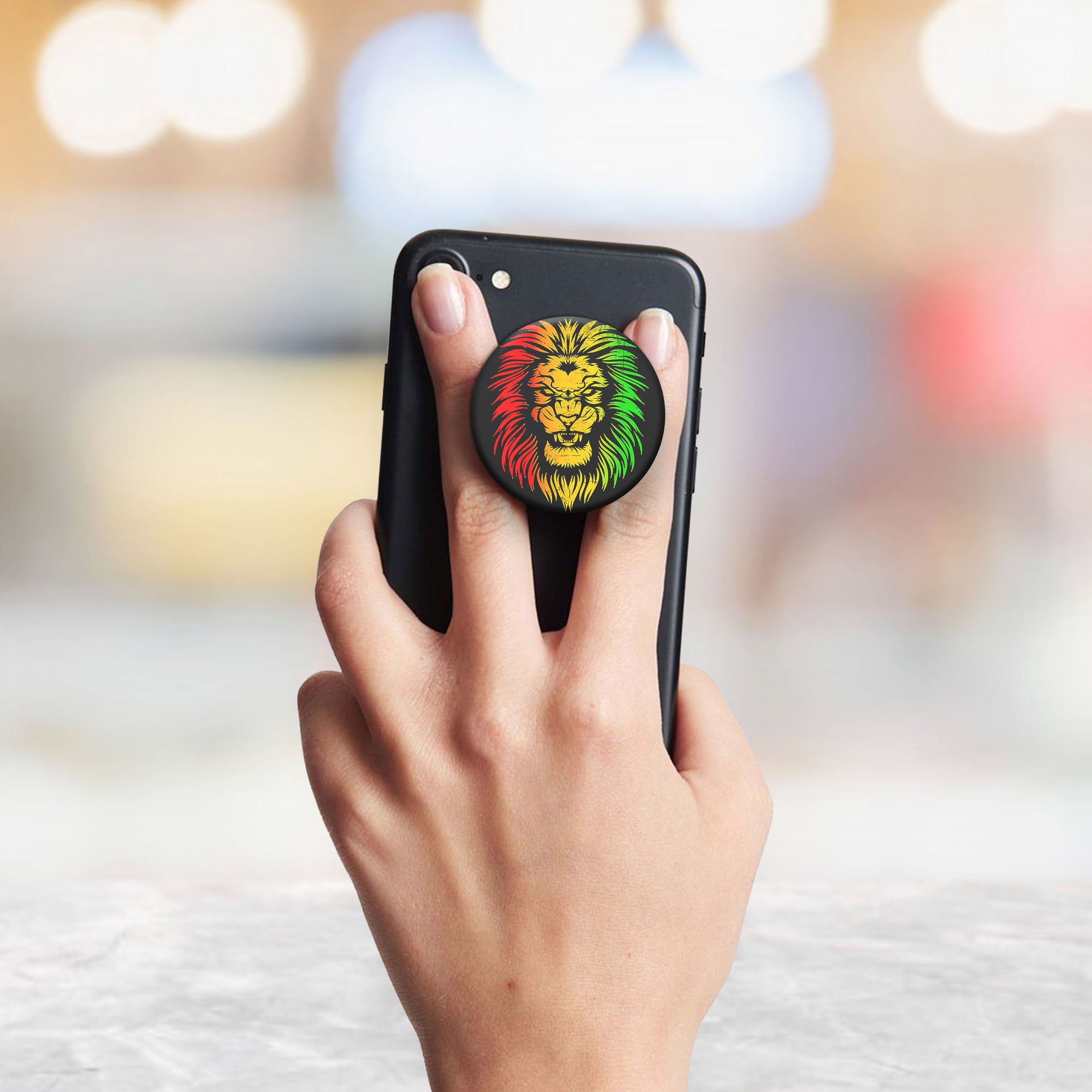 Rasta Color Leo Flat Pop Holder