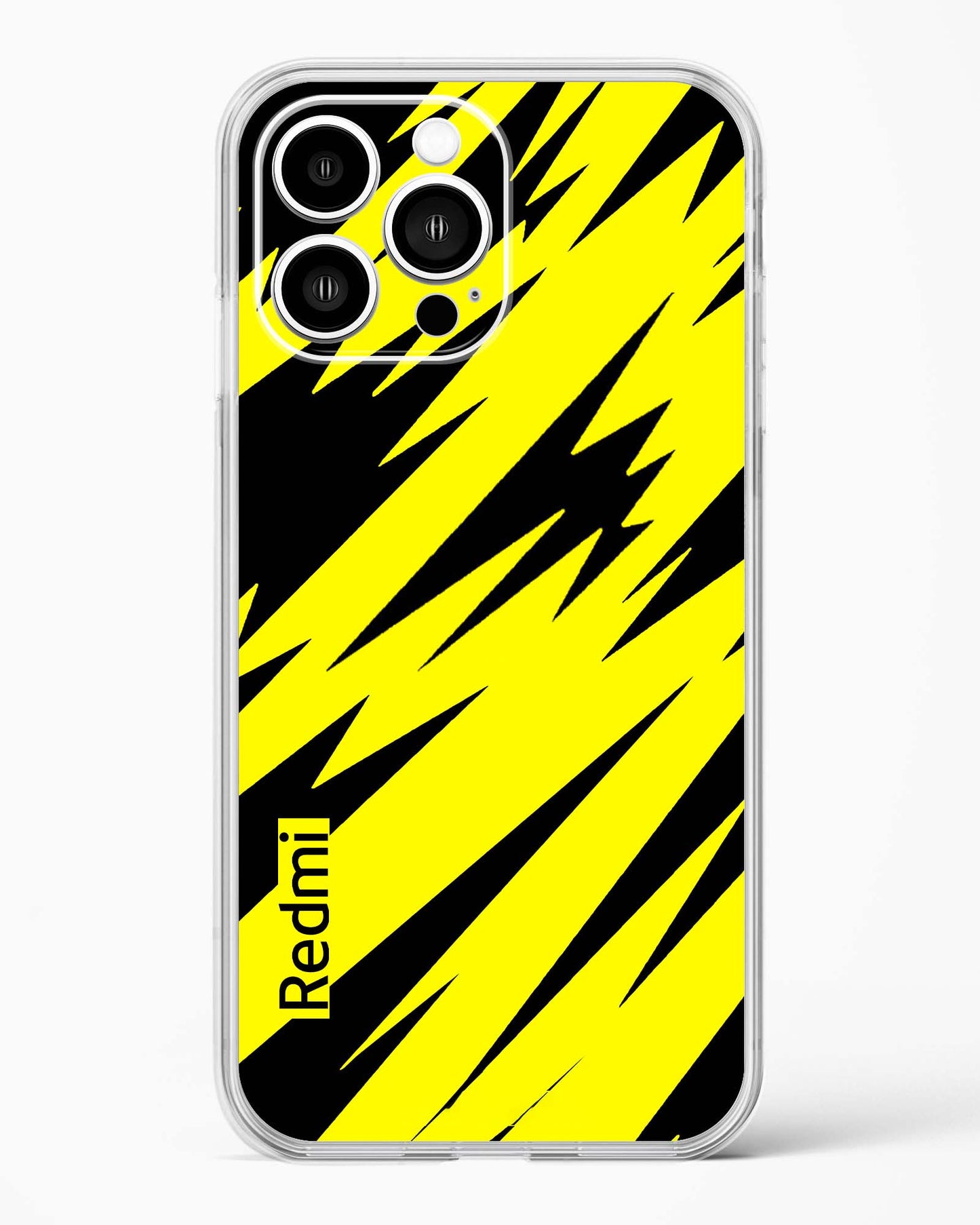 Bumblebee Stripe Shield Clear Silicone Case