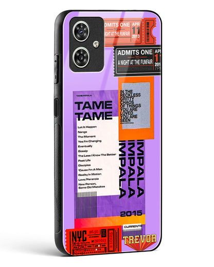 Retro Concert Collage Glass Phone Case-Moto G54 5G
