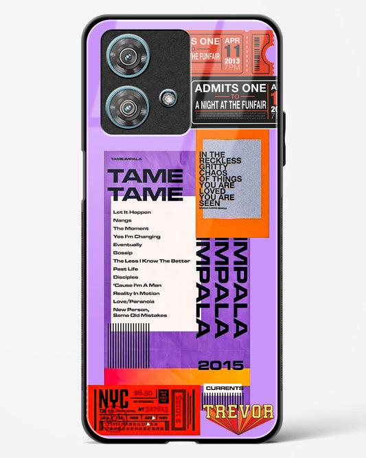 Retro Concert Collage Glass Phone Case-Motorola Edge 40 Neo