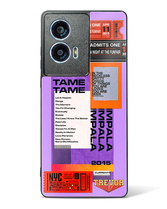Retro Concert Collage Glass Phone Case-Motorola Edge 50 Fusion