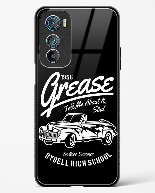 Retro Rydell High Grease Glass Phone Case-Motorola Edge 30