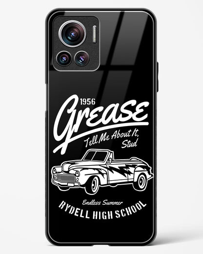 Retro Rydell High Grease Glass Phone Case-Motorola Edge 30 Ultra