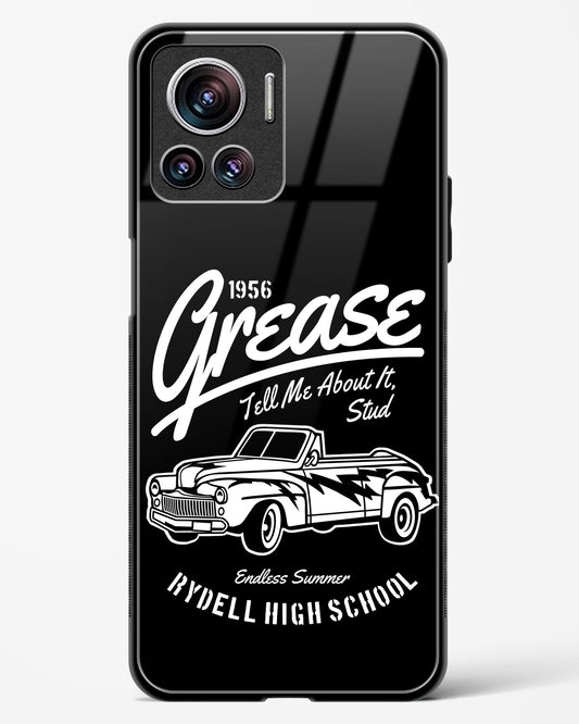 Retro Rydell High Grease Glass Phone Case-Motorola Edge 30 Ultra