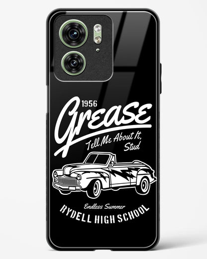 Retro Rydell High Grease Glass Phone Case-Motorola Edge 40